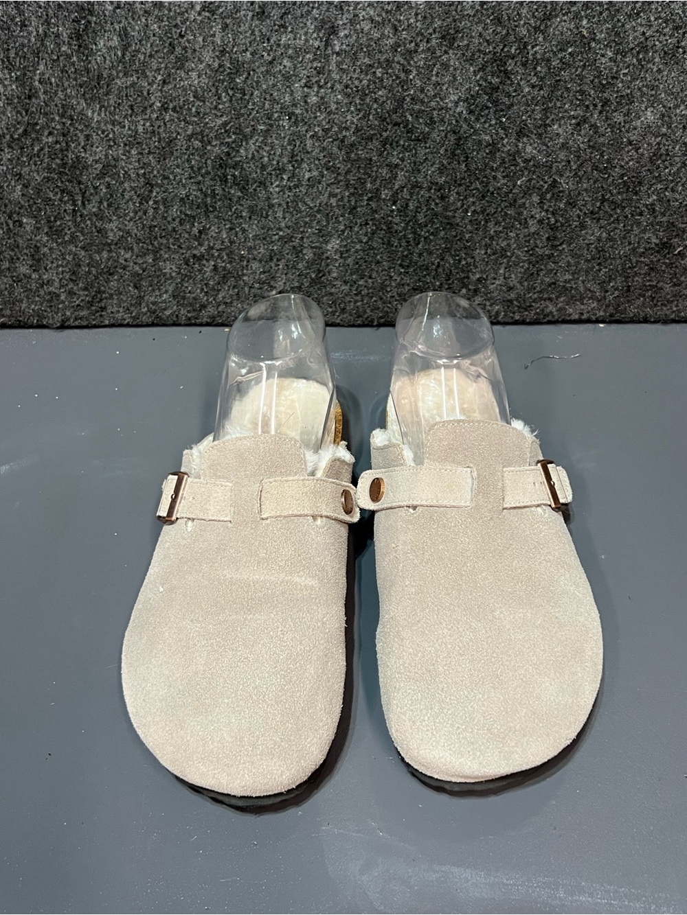 Birkenstock Boston Shearling-Lined suede clogs Women’s Size 40 (9-9.5) - Picture 3 of 13